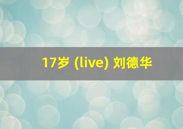 17岁 (live) 刘德华